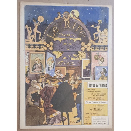 Lot de 2 revues "Le Rire" - 22 Janvier 1904 et 27 Décembre 1902