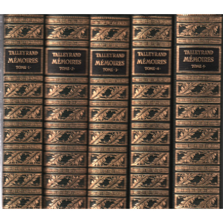 Memoires/ complet en 5 volumes