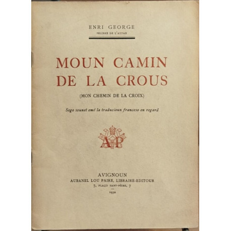 Moun camin de la crous ( mon chemiin de croix )