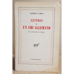 Lettres à un ami allemand. avec une préface inédite