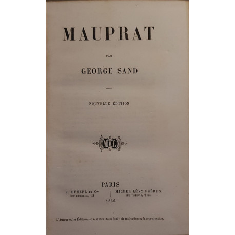 Mauprat (nouvelle édition)