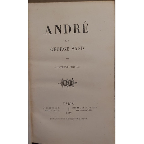 André (nouvelle édition)
