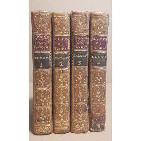 Théatre italien (2 vol.) Galatée (2° édition) roman pastoral imité...