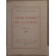 Trois poèmes de guerre (4° édition)