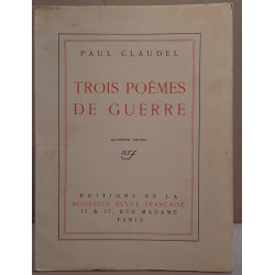 Trois poèmes de guerre (4° édition)