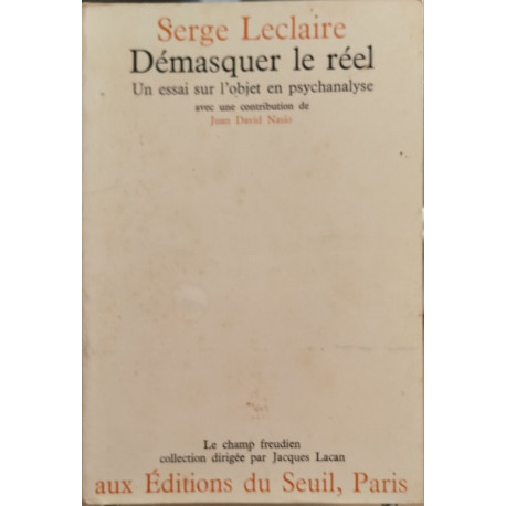 Démasquer le réel