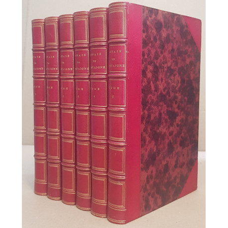Essais de Michel de Montaigne édition selon l'orthographe de...