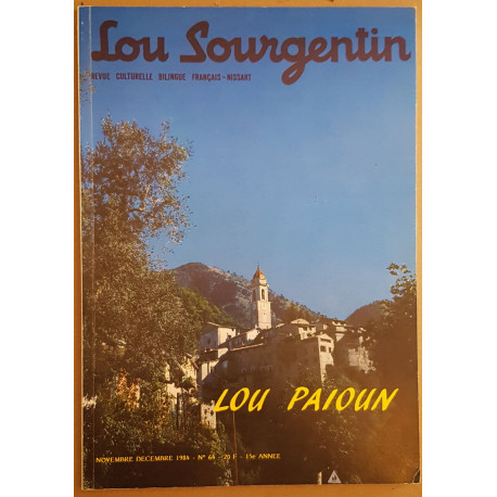 Lou Sourgentin - Revue culturelle bilingue français / nissart -N°64