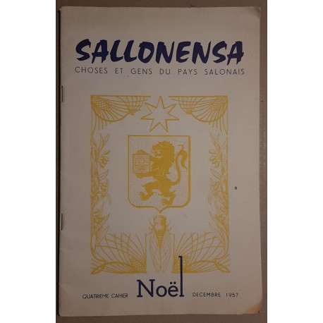 Sallonensa - Choses et gens du pays salonais - 4° cahier -...