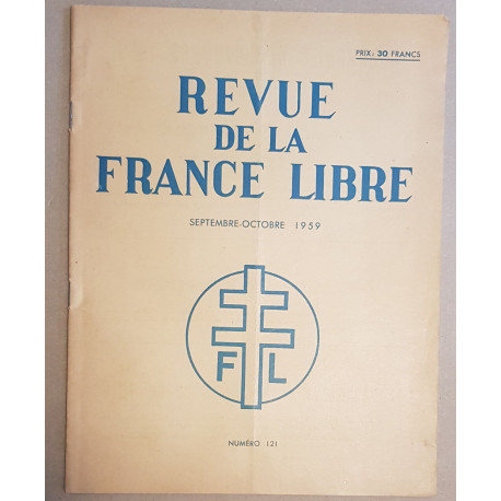 Revue de la France Libre - N°121 - Septembre-Octobre 1959