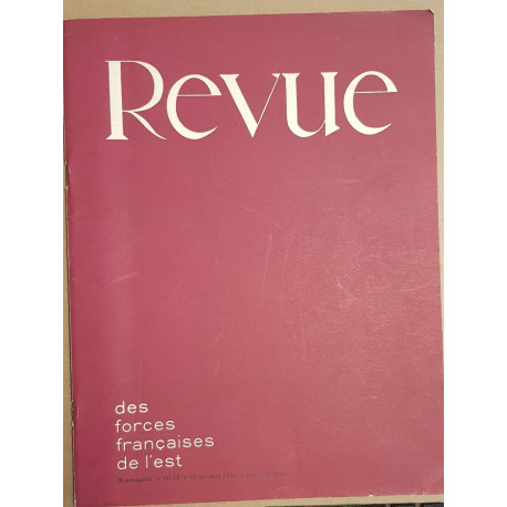 Revue des forces françaises de l'Est - N°12 (anciennes revues des...
