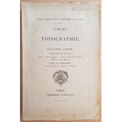 Cours de topographie - 2° partie - Méthodes de levers (à grande...