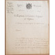 Lettre de la Garde Nationale - Légion de Vaucluse - Cohorte d'Apt...