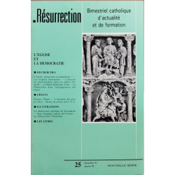 Resurrection n° 25 / l'eglise et la démocratie