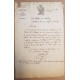 Lettre du maire de Gordes (Vaucluse) à monsieur De Barret chef de...