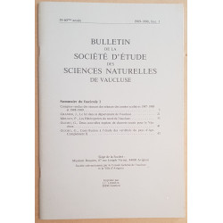 Bulletin de la société d'étude des sciences naturelles de Vaucluse...