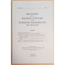 Bulletin de la société d'étude des sciences naturelles de Vaucluse...