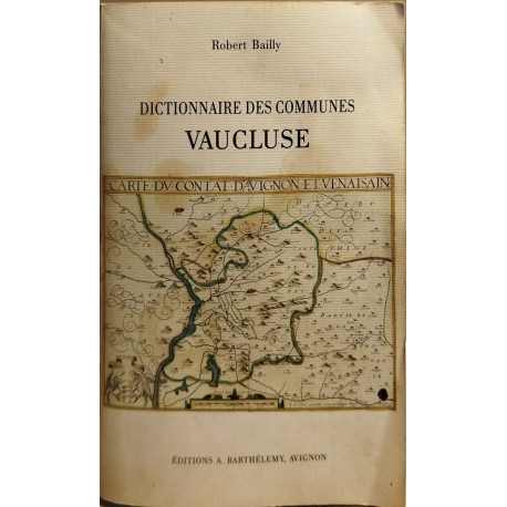 Dictionnaire des communes : vaucluse