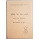 Guide du lecteur - Bibliographie élémentaire de la Spiritualité...