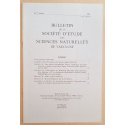 Bulletin de la société d'étude des sciences naturelles de Vaucluse