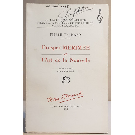 Prosper Mérimée et l'art de la nouvelle (seconde édition avec un...