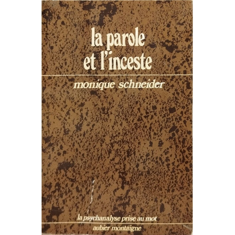 La parole et l'inceste