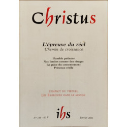 Revue christus n° 189 / l'épreuve du réel