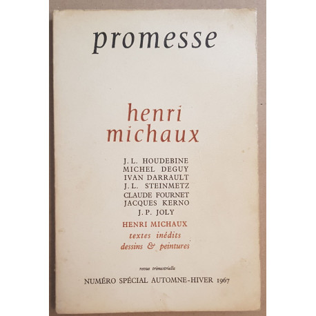 Promesse (revue trimestrielle) N° spécial Automne-Hiver 1967 -...