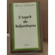 L'esprit de Soljenitsyne