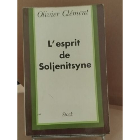 L'esprit de Soljenitsyne