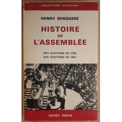 Histoire de l'assemblée des élections de 1789 aux élections de 1967