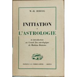 Initiation à l'astrologie et introduction au grand jeu...
