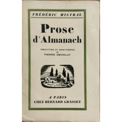 Prose d'Almanach - traduction et avant-propos de Pierre Devoluy