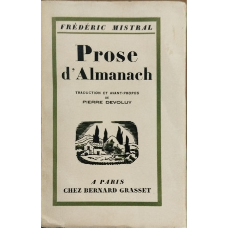 Prose d'Almanach - traduction et avant-propos de Pierre Devoluy