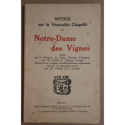 Notice sur la vénérable chapelle de Notre-Dame des Vignes