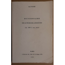 Dictionnaire des auteurs de langue d'Oc (de 1800 à nos jours)