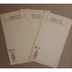 Lot de 12 menus publicitaires Perrier