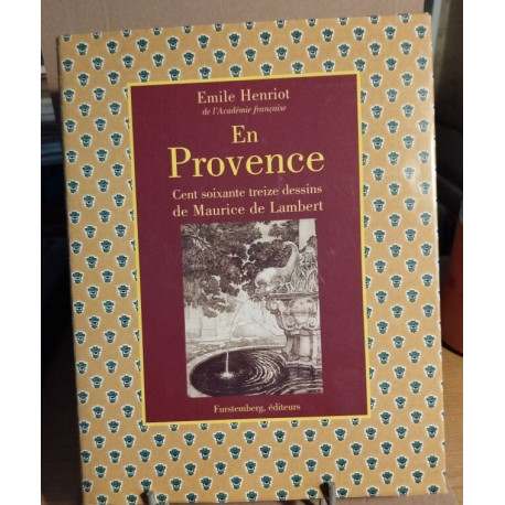 En provence / cent soixante treize dessins de Maurice de lambert