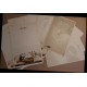 Lot de 14 menus publicitaires - Champagne Mercier (7 de chaque)