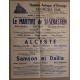 Affichette du Théatre Antique d'Orange - Chorégies 1948