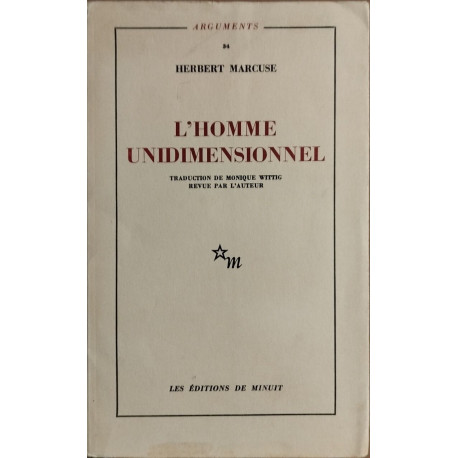 L'homme unidimensionnel