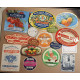 Lot de 40 étiquettes et publicités de berlingots fruits confits...