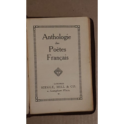 Anthologie des poètes français