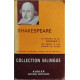 La tragedie du roi Richard II/ bilingue
