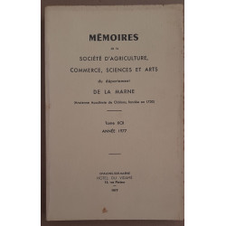 Mémoires du département de la Marne - Tome 92