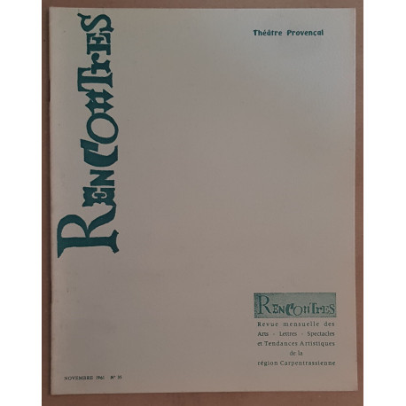Rencontres N° 35 - Association Carpentrassienne de Diffusion...