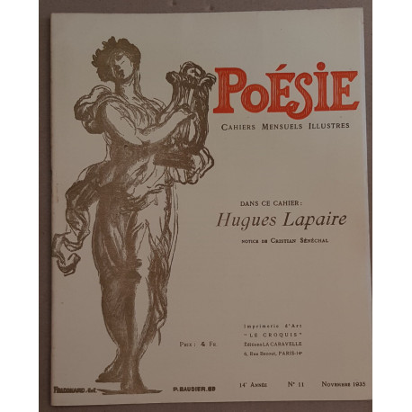Poésie - Cahiers mensuels illustrés N°11 - Novembre 1935