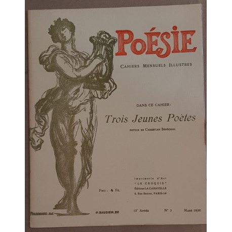 Poésie - Cahiers mensuels illustrés N°3 - Mars 1936
