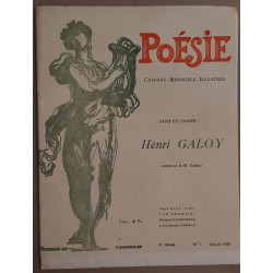Poésie - Cahiers mensuels illustrés - N°7 - Juillet 1936