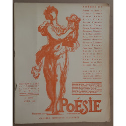 Poésie - Cahiers mensuels illustrés - Avril 1929